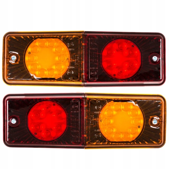 MF 255 / 235 URSUS 3512 / 3514 Lampa tylna 12V 24V LED prawa + lewa 2szt