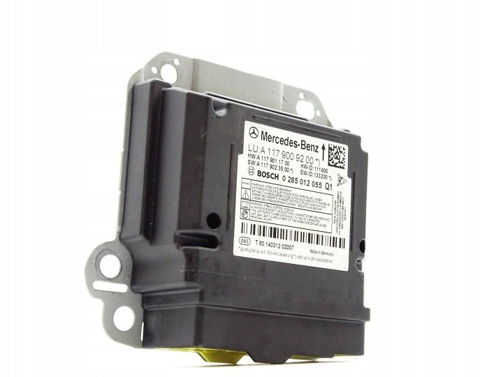 MODUL-SENSOR-PODUSZEK-POWIETRZNYCH-AIRBAG-MERCEDES-CLA-W117-A1179009200 MODUŁ SENSOR PODUSZEK POWIETRZNYCH AIRBAG MERCEDES CLA W117 A1179009200