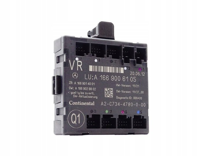 MODUL-STEROWNIK-DRZWI-PRZOD-MERCEDES-ML-W166-A1669006105 MODUŁ STEROWNIK DRZWI PRZÓD MERCEDES ML W166 A1669006105