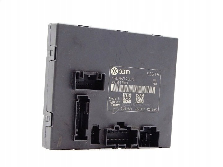 MODUL-STEROWNIK-FOTELA-VW-TOUAREG-II-7P-AUDI-A8-D4-4H-4H0959760D MODUŁ STEROWNIK FOTELA VW TOUAREG II 7P AUDI A8 D4 4H 4H0959760D