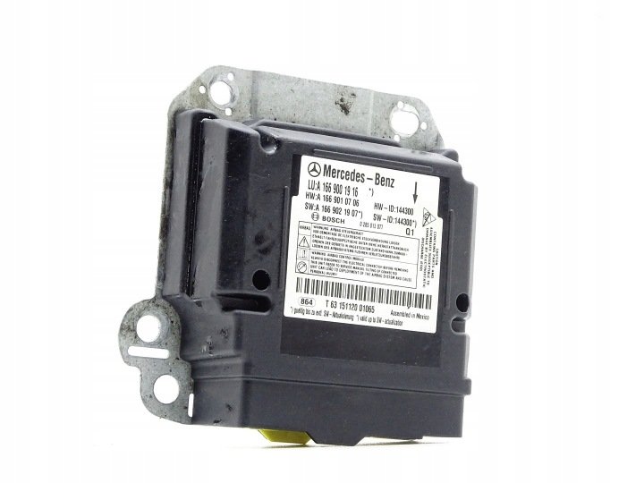 MODUŁ STEROWNIK SENSOR PODUSZEK AIRBAG MERCEDES GLE W166 A1669001916