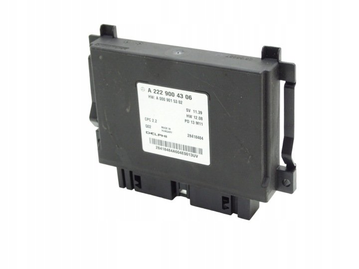 MODUL-STEROWNIK-SKRZYNI-MERCEDES-S-W222-13-S400H-A2229004306 MODUŁ STEROWNIK SKRZYNI MERCEDES S W222 13- S400H A2229004306
