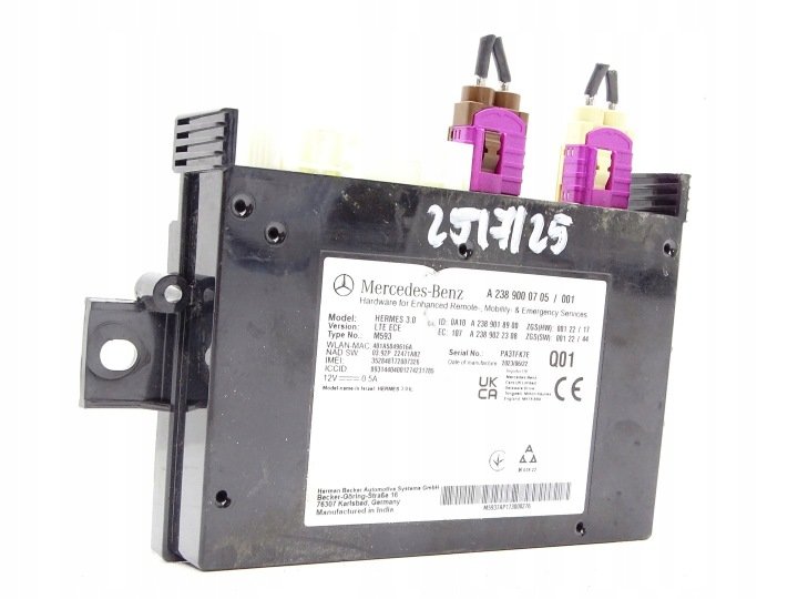 MODUL-STEROWNIK-TELEFONU-SOS-TELEMATIC-MERCEDES-CLA-C118-X118-A2389000705 MODUŁ STEROWNIK TELEFONU SOS TELEMATIC MERCEDES CLA C118 X118 A2389000705