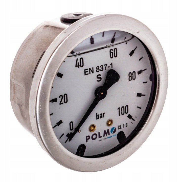 Manometr-glicerynowy-63mm-0-100-bar-tylne-1-4 Manometr glicerynowy 63mm 0-100 bar tylne 1/4