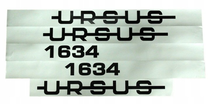NAKLEJKI URSUS 1634 ZESTAW NAKLEJEK