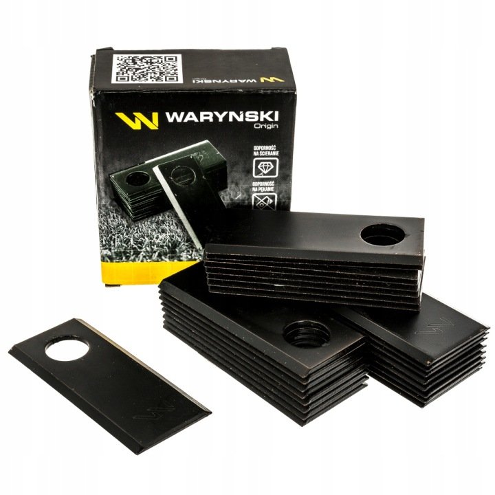 NOŻYK NÓŻ WARYŃSKI KOSIARKA ROTACYJNA Z-069 94x40x3mm 25SZT