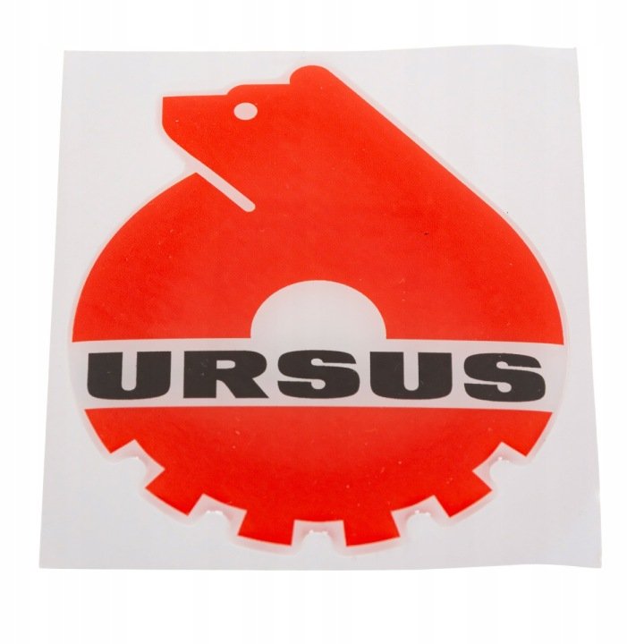 Naklejka znak emblemat wypukła 3D-w3 80x66mm Ursus