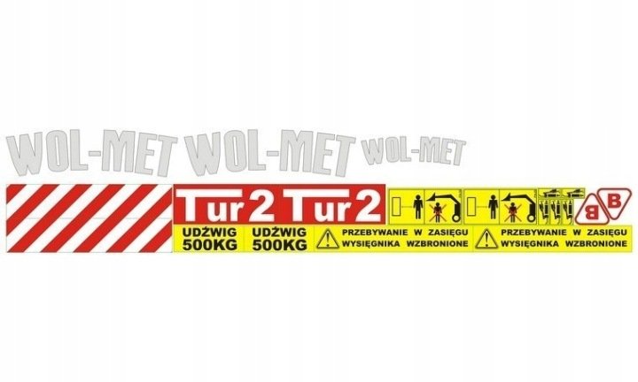 Naklejki-ladowacza-czolowego-TUR2-WOL-MET Naklejki ładowacza czołowego TUR2 WOL-MET