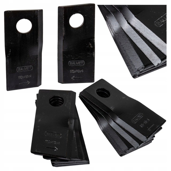 Nożyk do kosiarki Samasz 110x49x4mm 6P+6L 12szt. 06191451007 06191452007