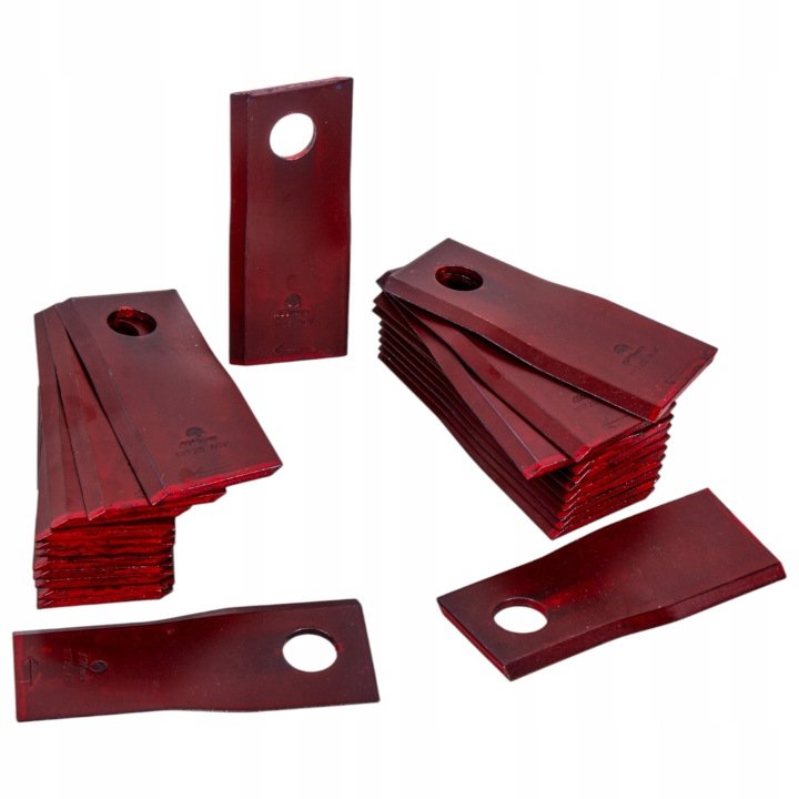 Nożyk nóż kosiarki dyskowej prawy 120x50x4mm fi 18,5mm Vicon 90258700 25szt