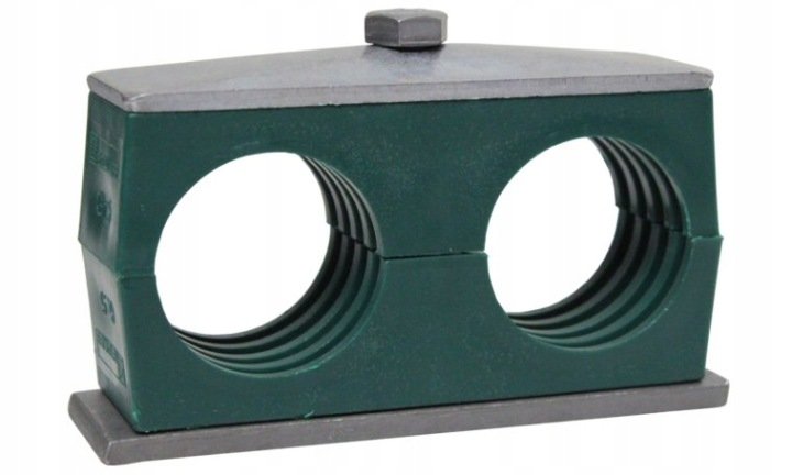 Obejma 2x38mm do przewodów hydraulicznych