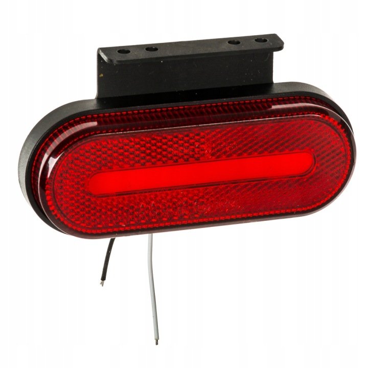 Obrysowka-Lampa-obrysowa-LED-12V-24V-120x45mm-E9-czerwona-NEON Obrysówka Lampa obrysowa LED 12V 24V 120x45mm E9 czerwona NEON