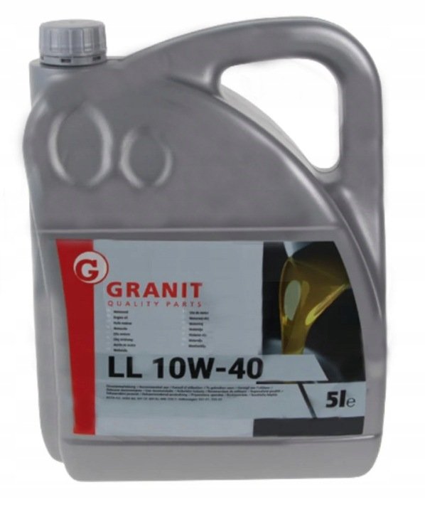 Olej-silnikowy-10W-40-LL-SAE-5L-do-silnikow-benzynowych-i-diesla-GRANIT Olej silnikowy 10W-40 LL SAE 5L – do silników benzynowych i diesla GRANIT