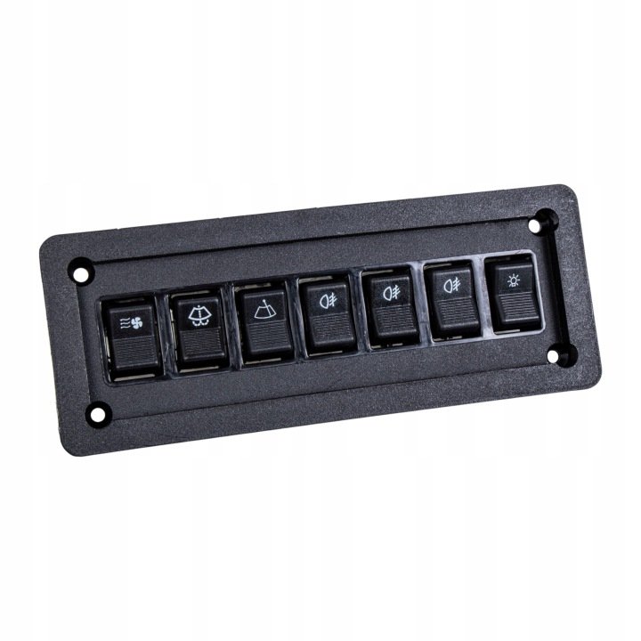 Panel-przelacznikow-do-traktora-Ursus-Zetor-MTZ-MF-7-krotny-kompletny Panel przełączników do traktora Ursus Zetor MTZ MF, 7-krotny kompletny