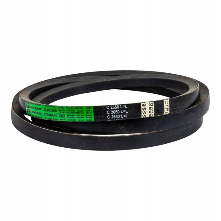Pasek klinowy do kopaczki elewatorowej Z-609 HC-2650 Stomil Sanok zielony