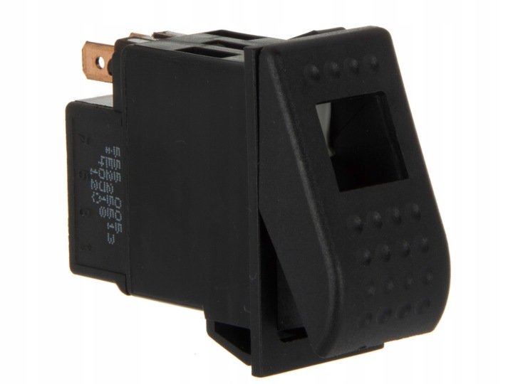 Przełącznik klawiszowy 22x44mm 2 położenia z żarówką 12V