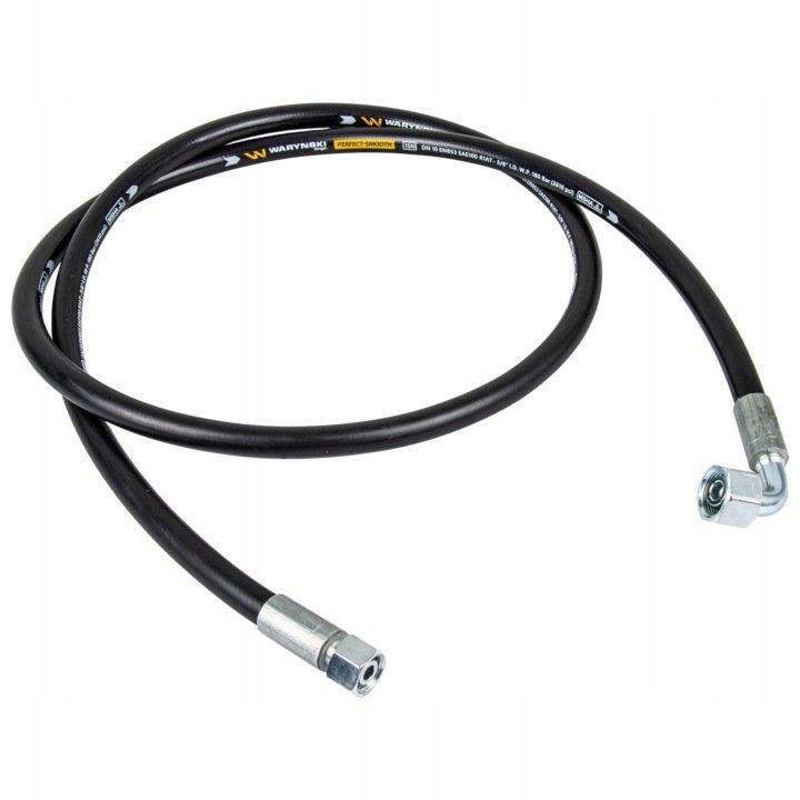 Przewód hydrauliczny 190cm M22x1,5 kolanko 90' / M18x1,5 proste 1SN