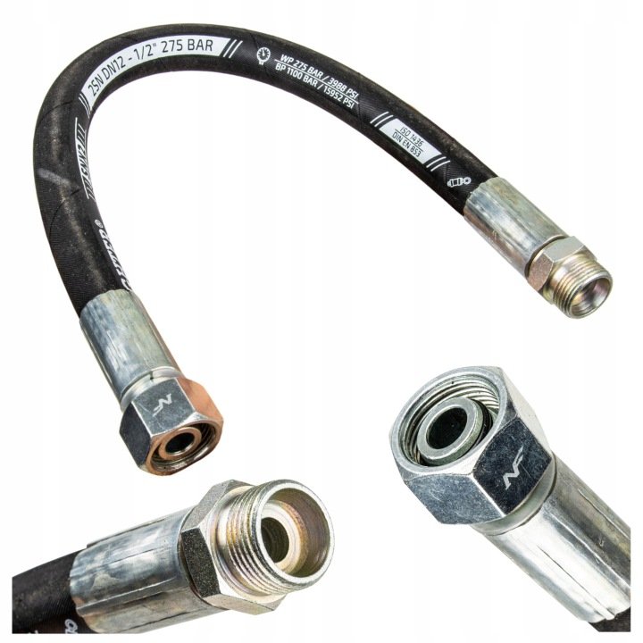 Przewod-hydrauliczny-GZ-M22x1-5-GW-M22x1-5-40cm-275BAR Przewód hydrauliczny GZ M22x1,5 / GW M22x1,5 40cm 275BAR