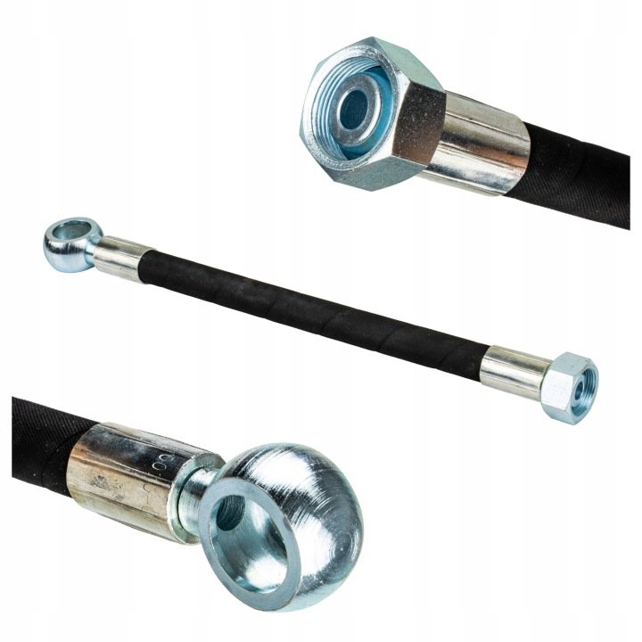Przewod-hydrauliczny-T-25-T25-360mm-olejowy-gietki-okuty-prosty-A2554011B Przewód hydrauliczny T-25 T25 360mm olejowy giętki okuty prosty A2554011B