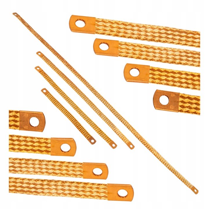 Przewod-masowy-plecionka-miedziana-220mm-320mm-420mm-800mm-Zestaw Przewód masowy plecionka miedziana 220mm / 320mm / 420mm / 800mm / Zestaw