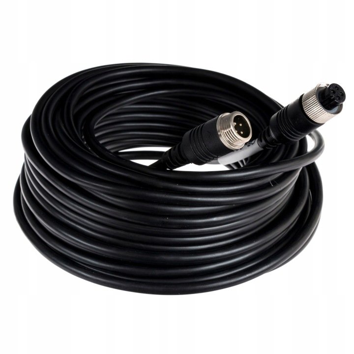 Przewod-przedluzacz-kabla-kamery-cofania-4PIN-15m Przewód przedłużacz kabla kamery cofania 4PIN 15m