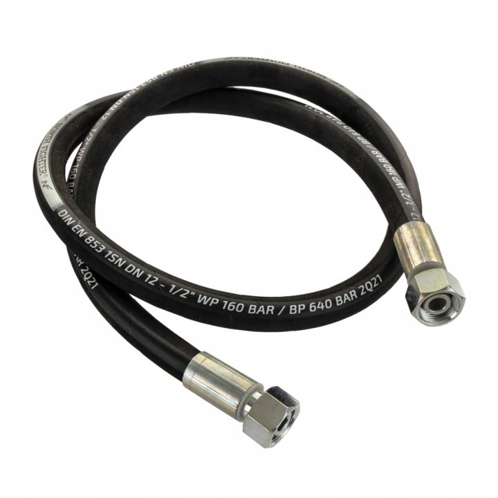 Przewod-waz-hydrauliczny-1300mm-M22x1-5-1SN-DN12 Przewód wąż hydrauliczny 1300mm M22x1.5 1SN DN12