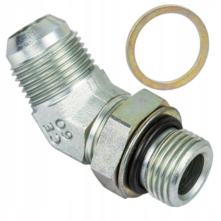 Przylacze-kolankowe-45-stopni-z-przeciwnakretka-1-2-BSP-7-8-JIC Przyłącze kolankowe 45 stopni z przeciwnakrętką 1/2" BSP + 7/8" JIC
