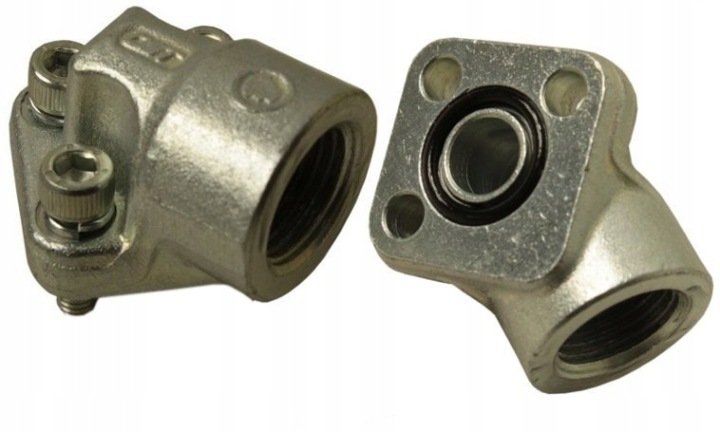 Przyłącze pompy hydraulicznej 3-otw. 90° GW 1/2" BSP