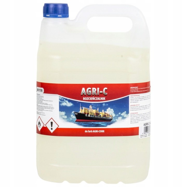 ROZCIEŃCZALNIK ROZPUSZCZALNIK DO FARB AGRI CORR 5L