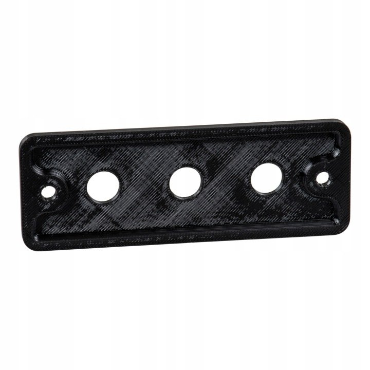 Ramka-mocujaca-na-3-przelaczniki-okragle-12mm-120x44x100mm-czarna Ramka mocująca na 3 przełączniki okrągłe 12mm 120x44x100mm czarna