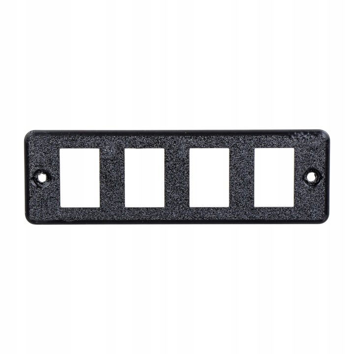 Ramka-montazowa-panel-wlacznika-22x33mm-plastik-na-sruby-X4 Ramka montażowa panel włącznika 22x33mm plastik na śruby X4