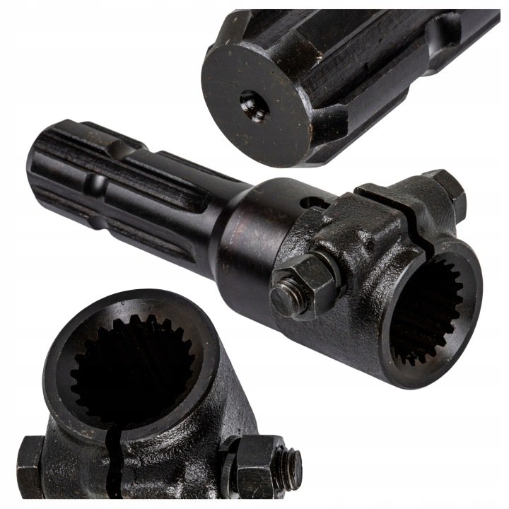 Redukcja-walka-WOM-adapter-1-3-8-Z-21-na-1-3-8-Z-6-ze-sruba-zaciskowa Redukcja wałka WOM adapter 1 3/8" Z-21 na 1 3/8" Z-6 ze śrubą zaciskową