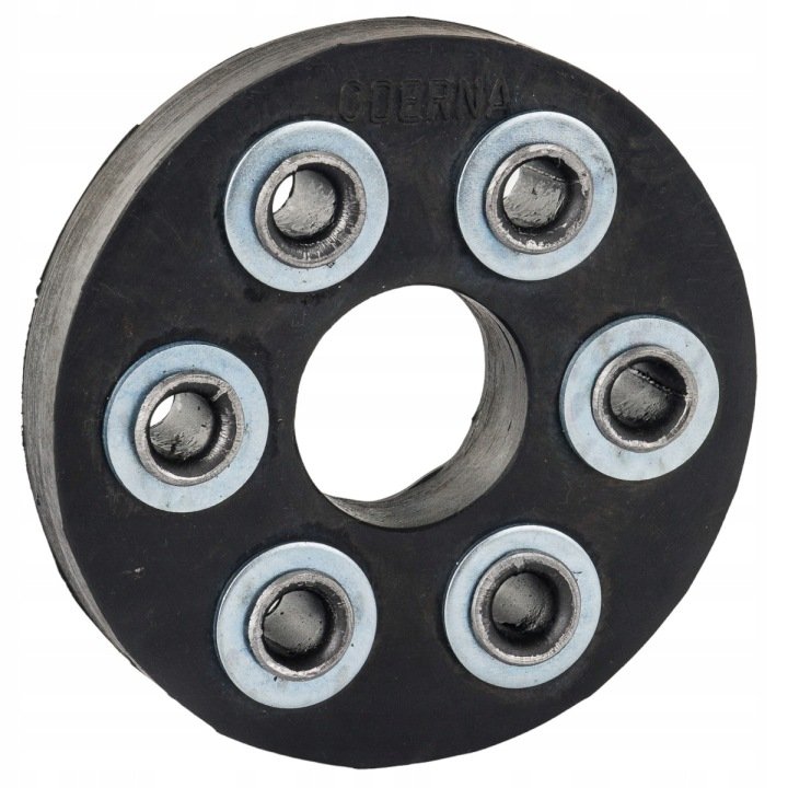 Sprzęgło gumowe 6 otworów fi 12mm do rozrzutnika Fortschritt 48x150x25mm