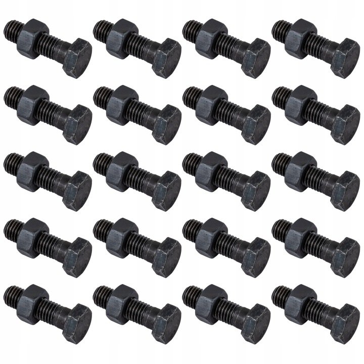 Śruba cepa Bizon M12x40 z nakrętką komplet 20 sztuk