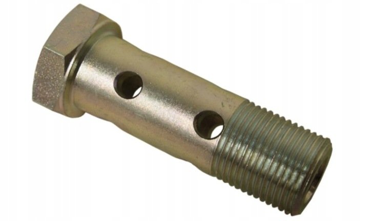 Śruba drążona oczkowa 3/8" podwójna Manuli HS