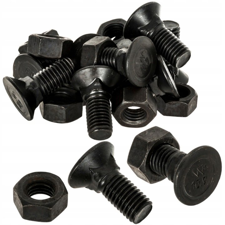 Śruba płużna podsadzana M12x30 10.9 Waryński 10szt