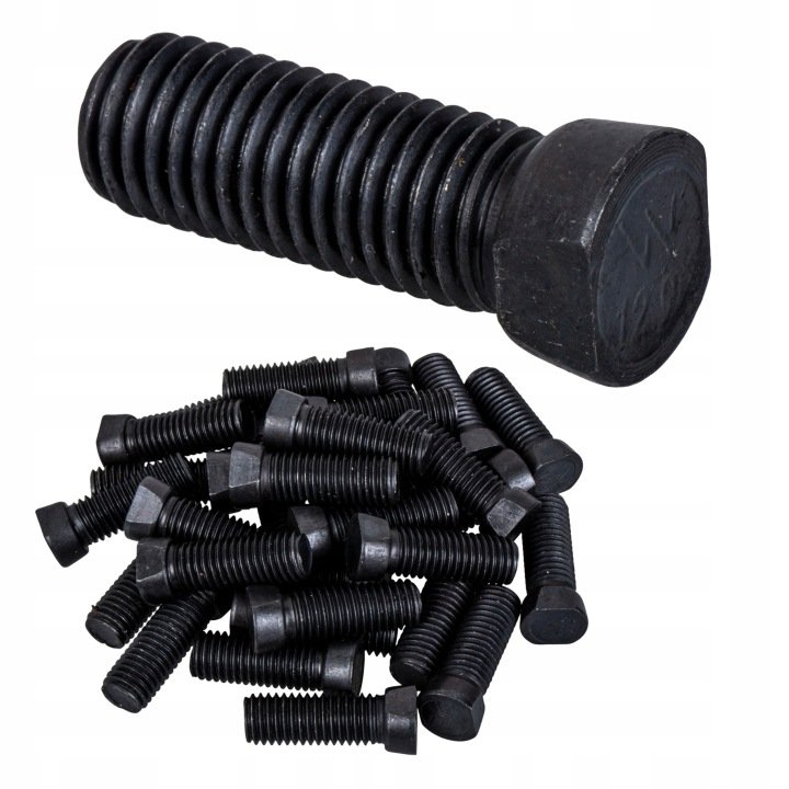 Śruba płużna ścięta M12x38mm kl. 12.9 Waryński 1kg (32szt.)