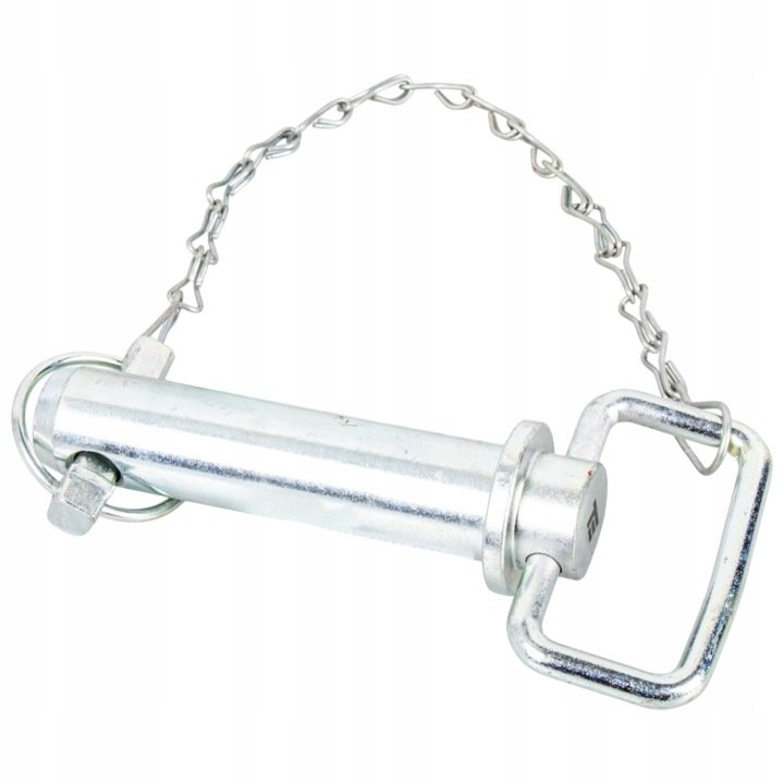 Sworzeń zaczepu 28x100x127mm zawleczka łańcuch TEGER