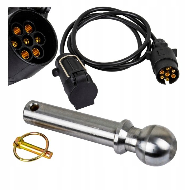 Sworzeń zaczepu dolnego C-360 +Kabel samochodowy +Gniazdo +Wtyczka zestaw