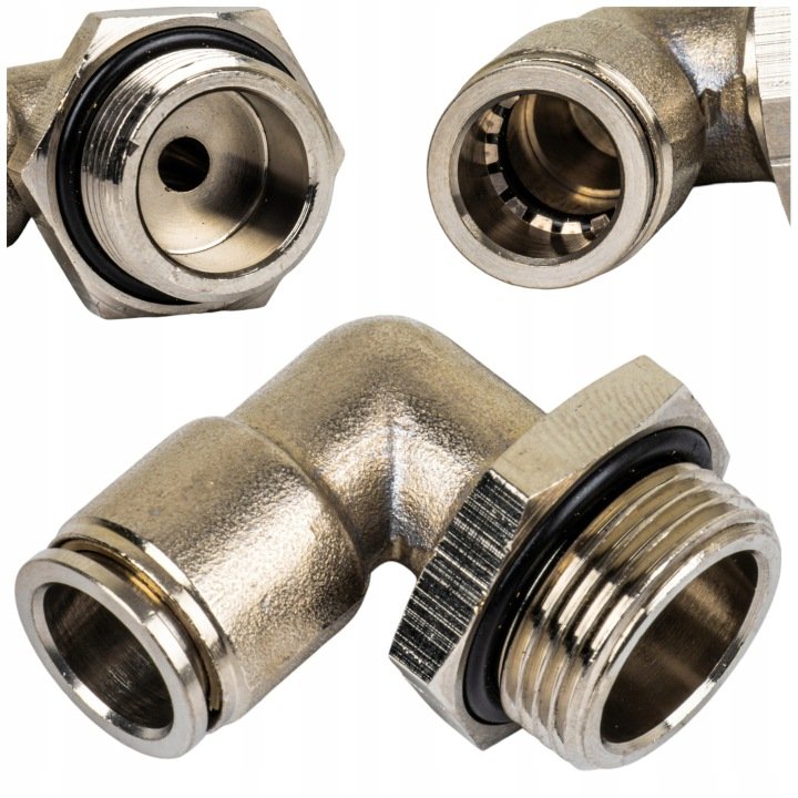Szybkozłącze Tekalanu fi12 / M22x1,5 kolanko metal