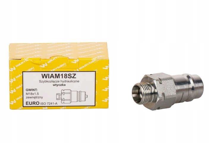 Szybkozłącze hydrauliczne EURO GZ M18x1,5 wtyczka