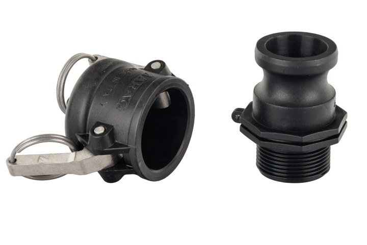 Szybkozłącze męskie GZ PP 1 1/4" Arag + zaślepka CAMLOCK
