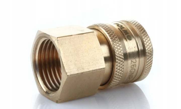 Szybkozłącze pneumatyczne gniazdo 1/2"BSP P26 NW7.2 Mosiądz POLMO
