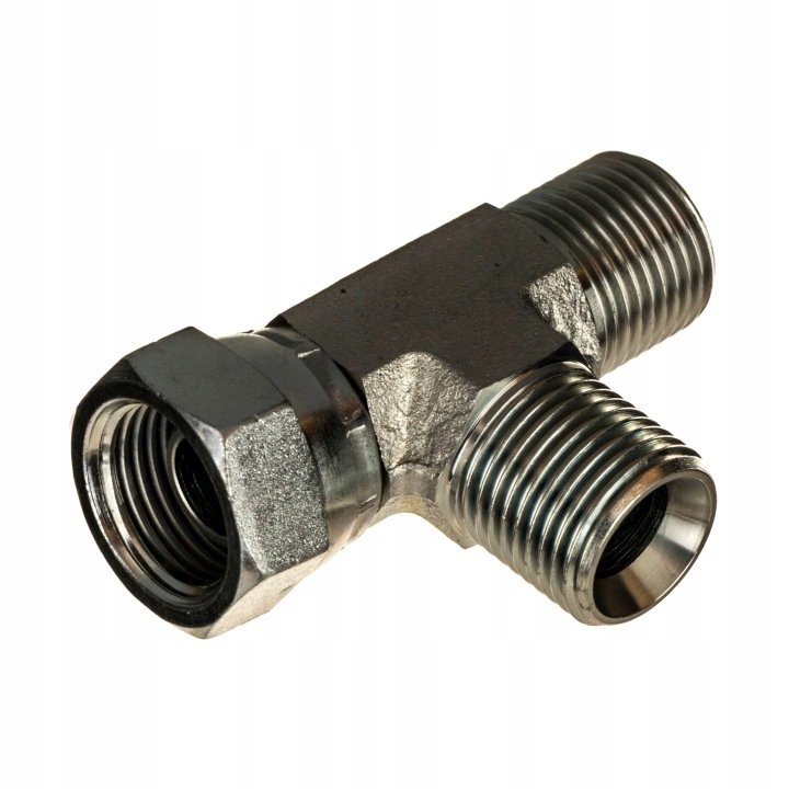 Trójnik z nakrętką niesymetryczny 1/2" BSP