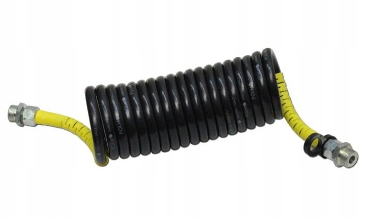 WĄŻ PRZEWÓD SPIRALNY PNEUMATYCZNY M22x1,5 4,5m