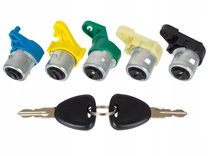 WKŁADKI ZAMKA DRZWI 5X do Renault Kangoo 97-