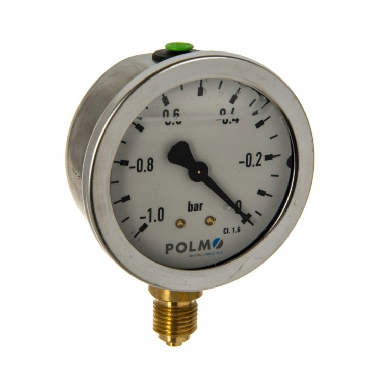 Wakuometr glicerynowy M63 G 1/4" Polmo