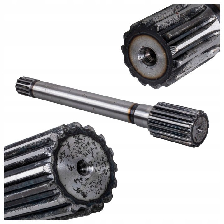 Wałek hamulca ręcznego krótki 360mm 14/16 zębów 703504055 MTZ Belarus T-25