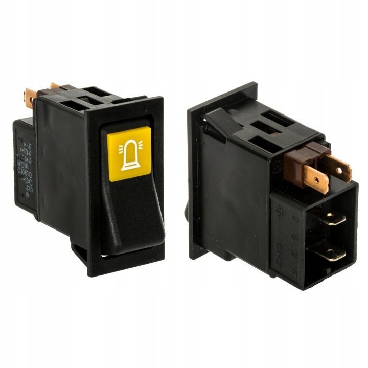 Włącznik przełącznik świateł ostrzegawczych koguta 12V 42x22mm