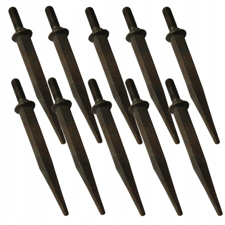 Ząb brony polowej M12 14x150 mm prosty mocowanie Typ Łezka 1211010020